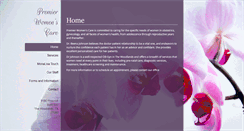 Desktop Screenshot of premierwomenscare.net